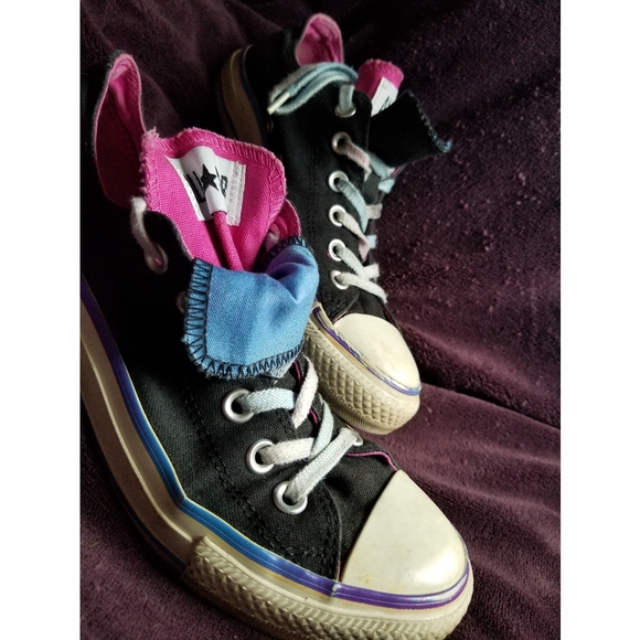 Converse All Star double tongue size 8 - Picture 1 of 4